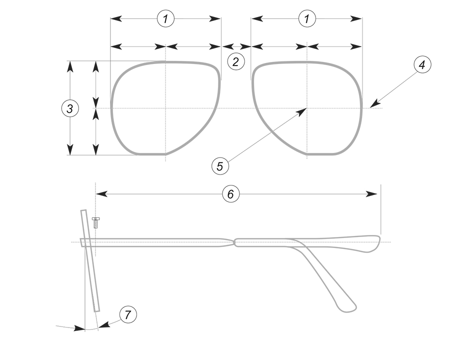 Основные параметры оправы по системе Boxing