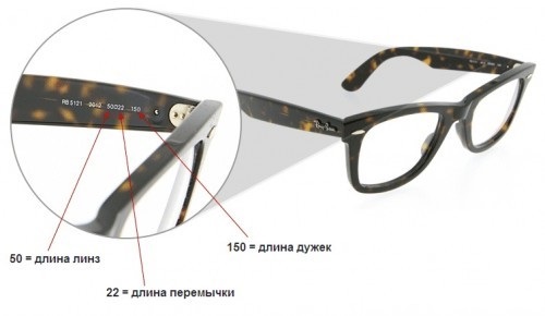 Выбор размера очков